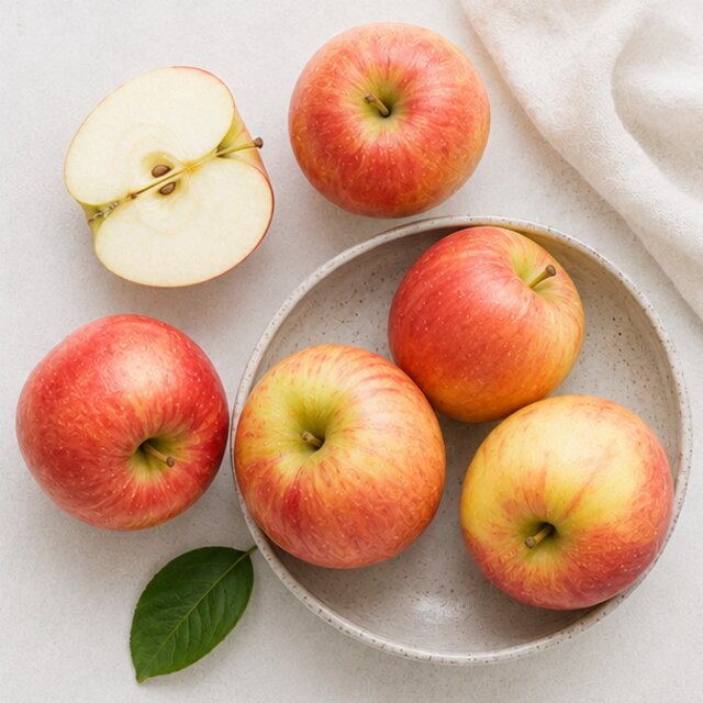 Peach and almonds