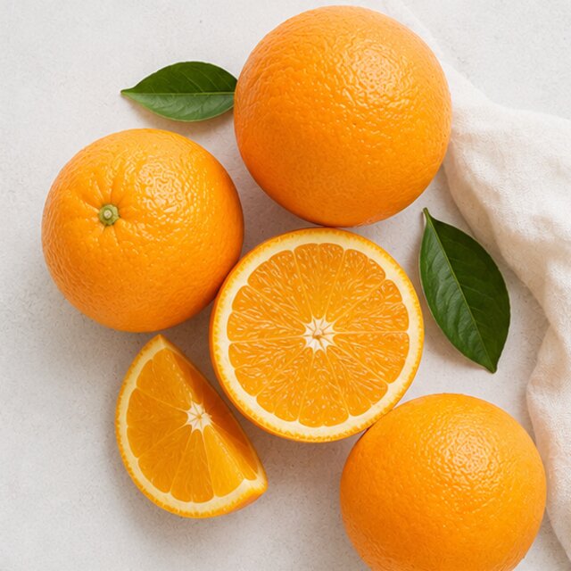 Orange and protein yogurt